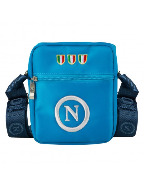 SSC Napoli light blue shoulder bag 3D...