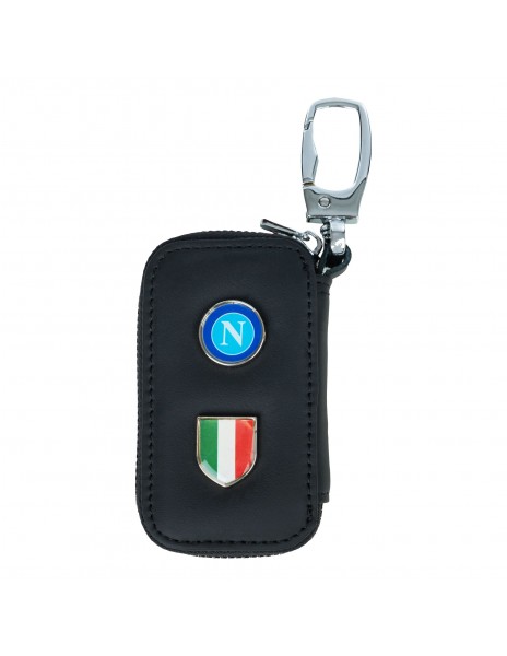 scudetto leather keychain with zipper...