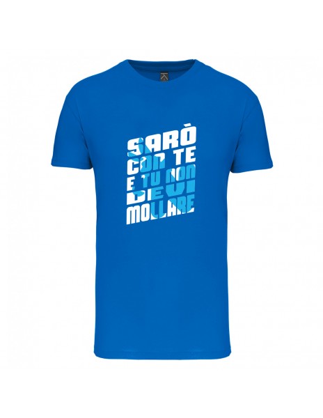 T shirt azzurra bambino saro con te