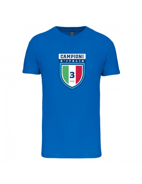 Third championship blue t-shirt for kids