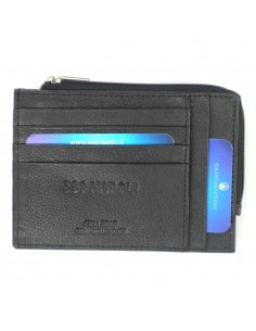 LEATHER BLACK WALLET SSC...