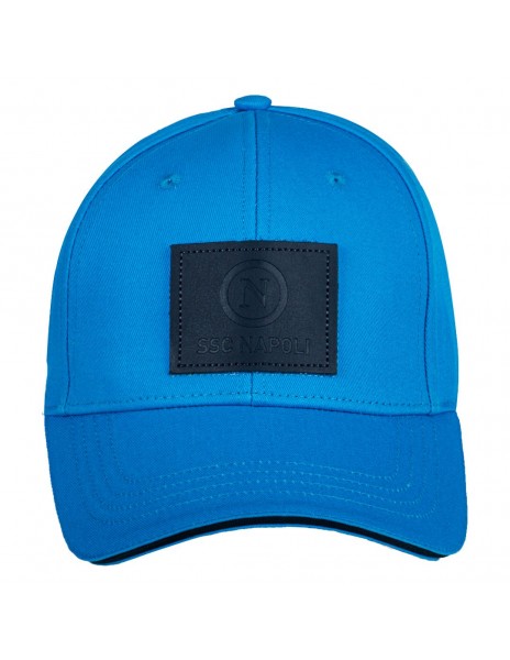 cappello baseball azzurro logo in...