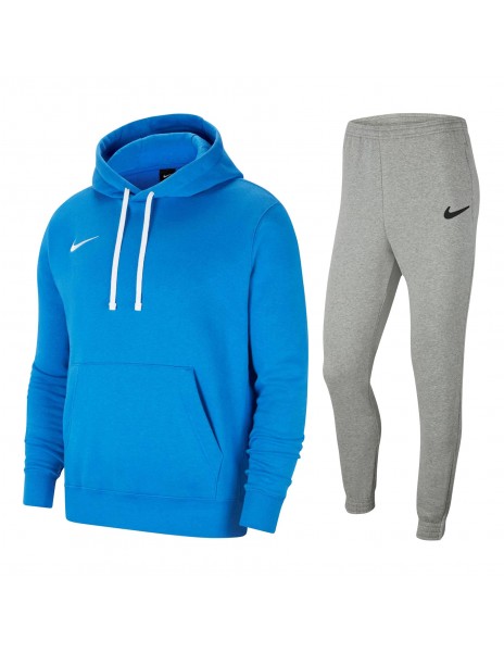 tuta nike grigia felpata con cappuccio