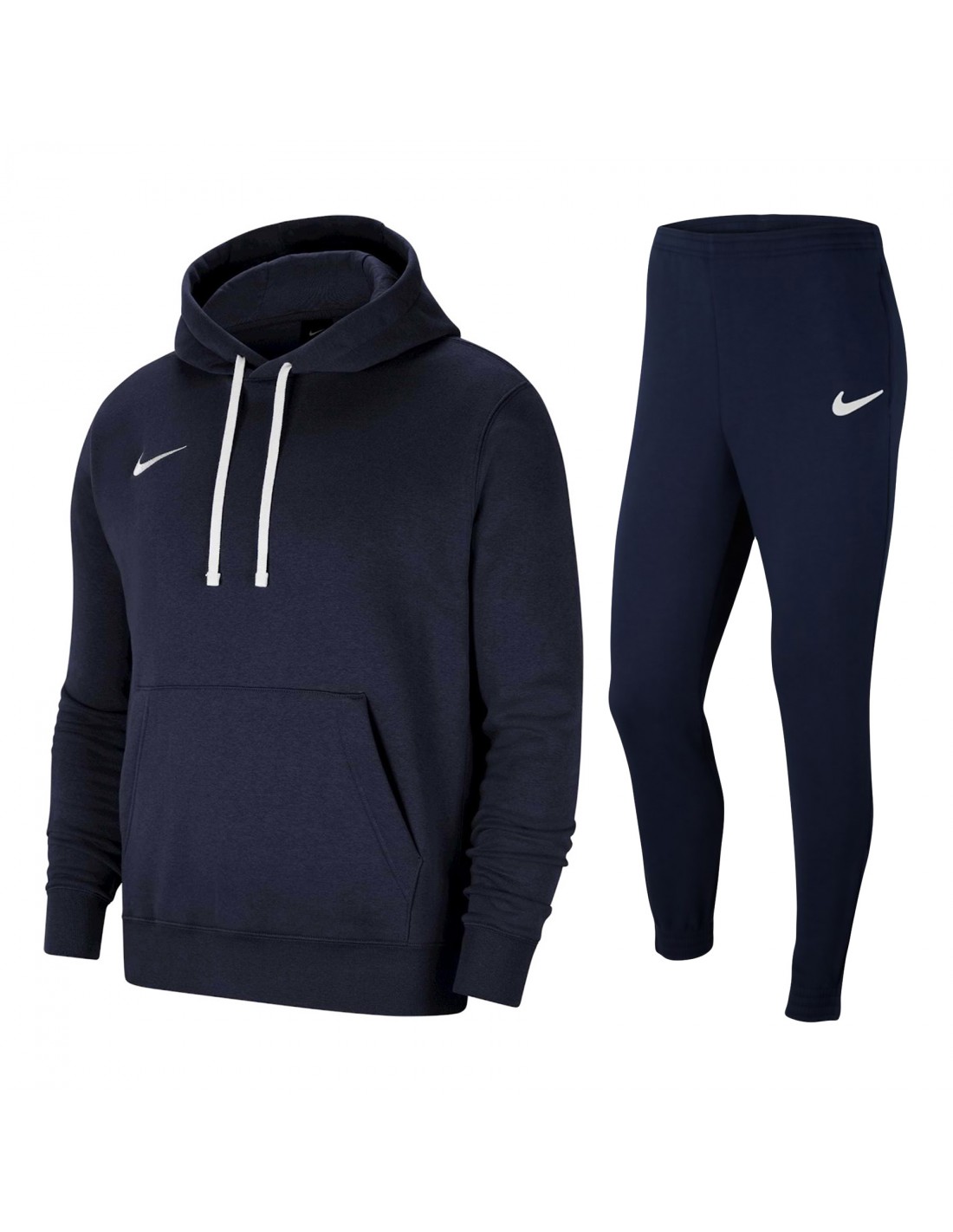 Nike fleece hooded sweatpants blue