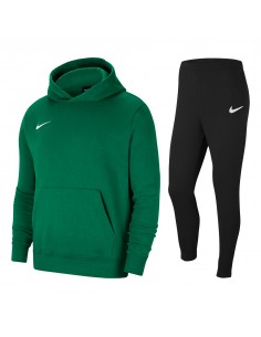 Green nike tracksuit for...