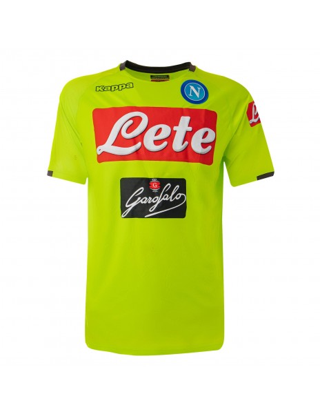 t-shirt allenamento napoli gialla