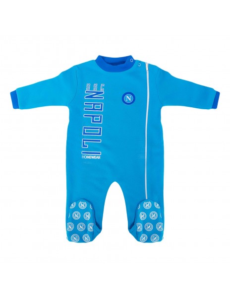 SSC Napoli light blue baby pajamas