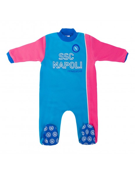 pigiama neonata azzurro e fucsia ssc...