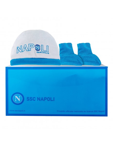 sky ssc naples baby hat and shoes set