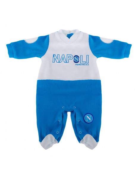 light blue ssc napoli chenille onesie