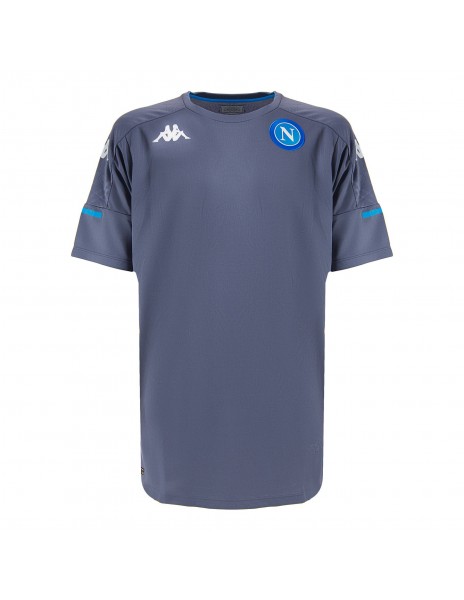 t-shirt allenamento napoli grigia