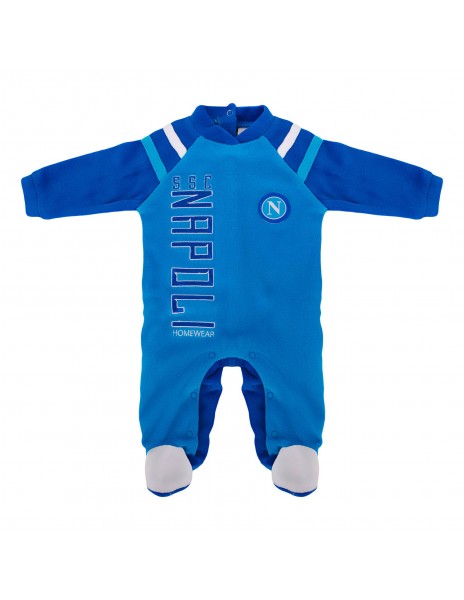 light blue ssc napoli chenille onesie