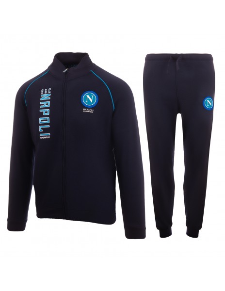 tuta felpata homewear blu ssc napoli