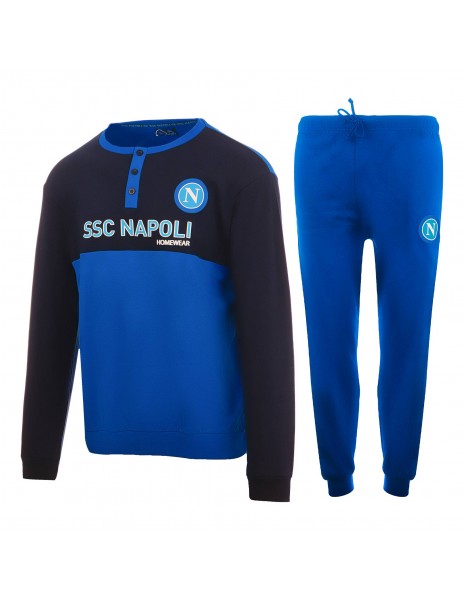 royal blue ssc napoli interlock...