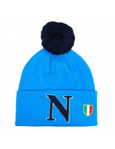 cappello pon pon azzurro...