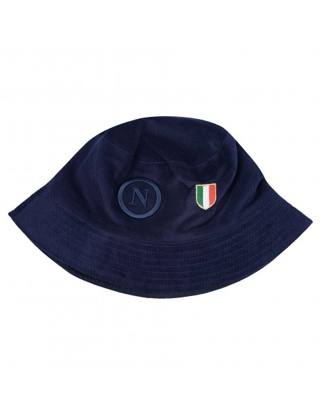 SSC Napoli shield velvet fisherman hat