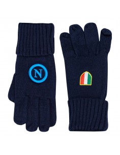 SSC Napoli blue shield gloves