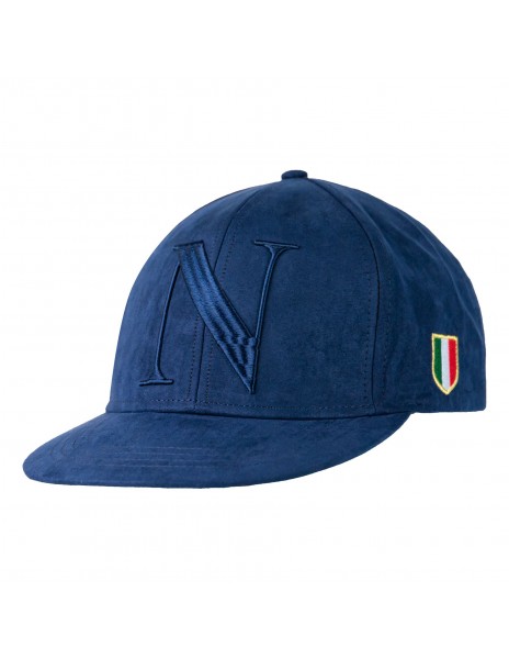 cappello snapback blu alcantara SSC...