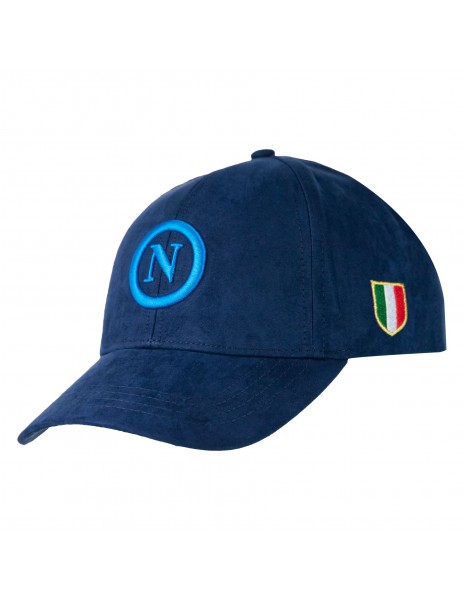 cappello baseball blu alcantara SSC...