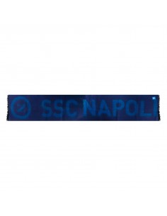 SSC Napoli Navy Jacquard Scarf