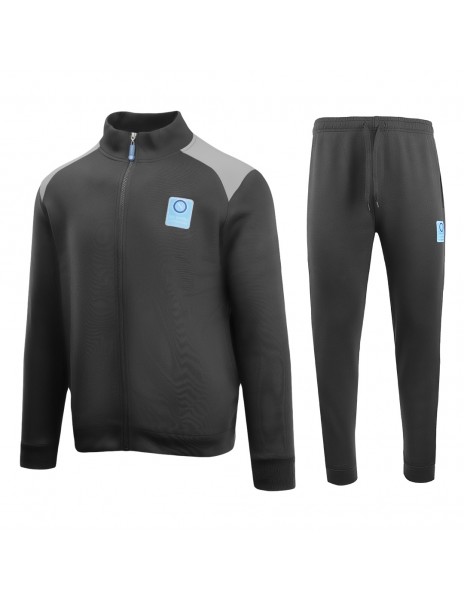 tuta homewear full zip ssc napoli nera