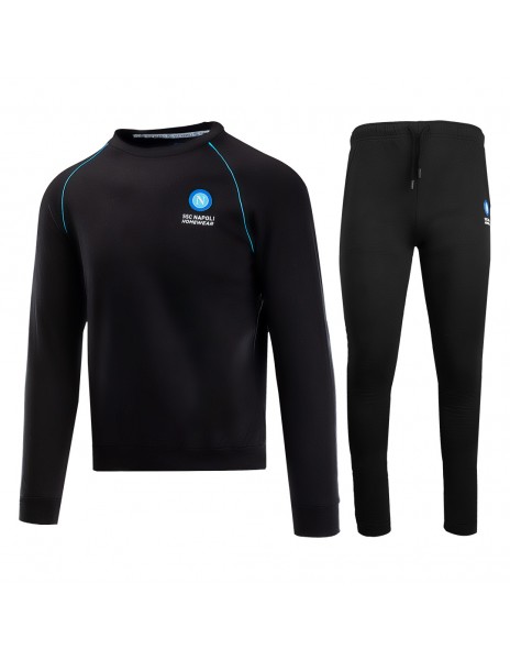 ssc napoli black round-neck pyjama...