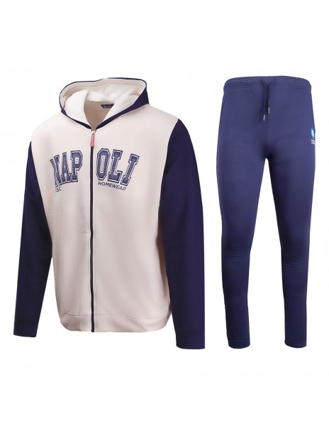 tuta ragazza homewear pigiama blu e...