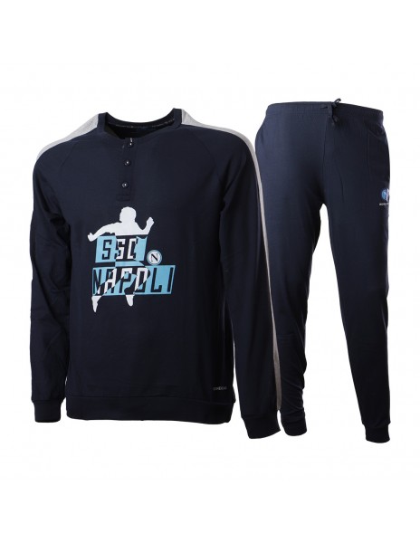 ssc napoli blue serafino pyjamas 