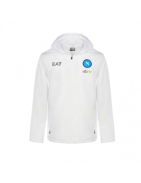White Ea7 Ssc Napoli jacket 2023/2024