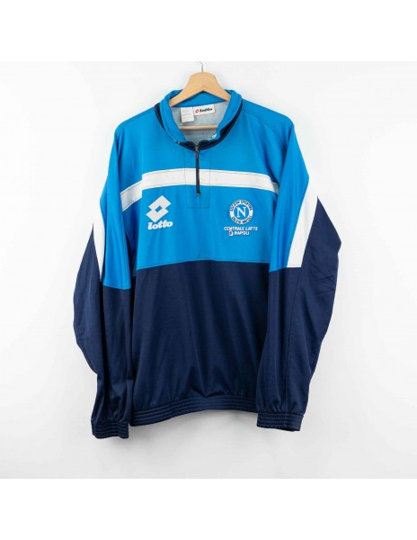 felpa mezza zip ssc napoli lotto...
