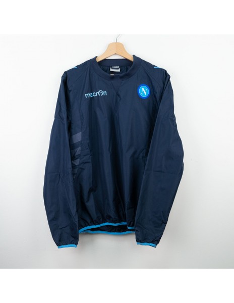 SSC Napoli Macron Blue Rain Jacket