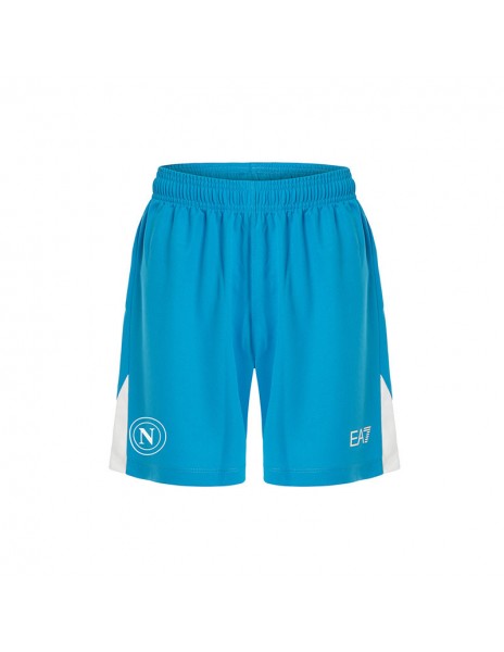 pantaloncini azzurri napoli ea7 2024 2025
