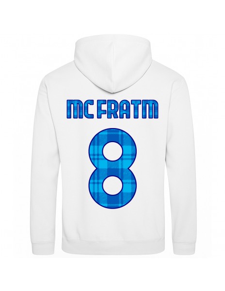 Felpa Cappuccio Mc Fratm Bianca 2025