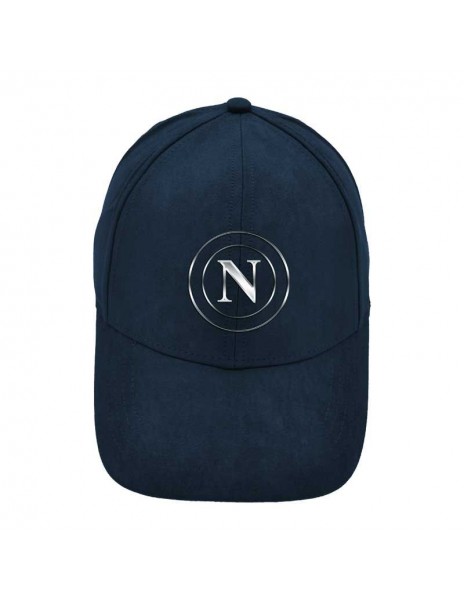 SSC Napoli Silver Alcantara Snapback Cap