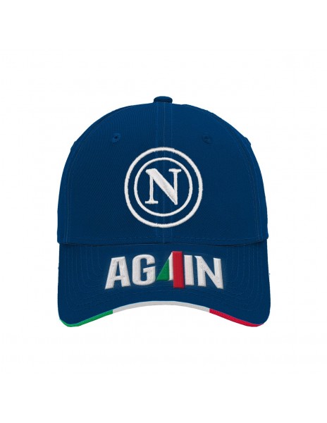 Cappello blu again logo SSC Napoli