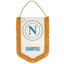 GAGLIARDETTO PENTAGONALE 20X28 CM BIANCO CON LOGO CELESTE
