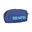 Pochette canvas small con zip grande ssc napoli