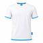 T-Shirt Ssc Napoli Logo Embossed Bianca