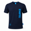 T-Shirt Ssc Napoli Logo Embossed Blu