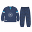 Pigiama Serafino Bambino T30 Blu Logo Ssc Napoli