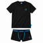 Completo Intimo Nero C10 Shirt e Boxer Ssc Napoli