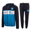 Tuta Felpata Homewear con Cappuccio Bambino Blu SSC Napoli