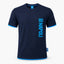 T-shirt estiva celeste con scritta ssc napoli