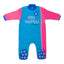 Pigiama Neonata Azzurro e Fucsia SSC Napoli