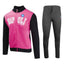 tuta bambina homewear pigiama rosa con scritta ssc napoli