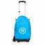 Zaino Trolley Scuola Azzurro Ssc Napoli + Pallone