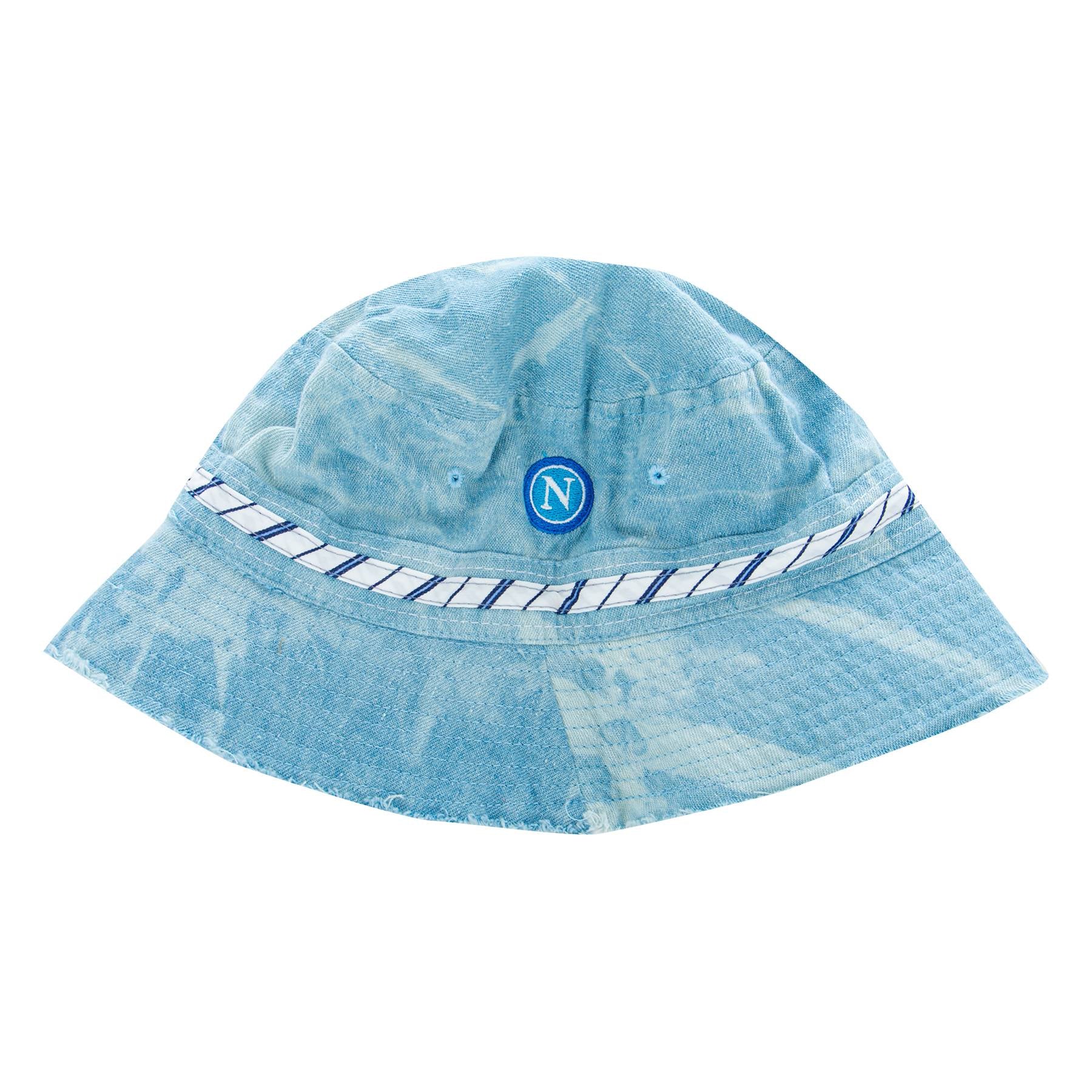 Cappello Double Rigatino Bianco e Blu SSC Napoli – Napoli Store