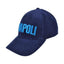 Cappello Snapback SSC Napoli Blu Vellutino con Logo Azzurro