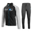 Tuta Bambino Homewear Pigiama Full Zip SSC Napoli Nero e Grigio