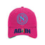 Cappello Snapback Fuxia Again Logo SSC Napoli
